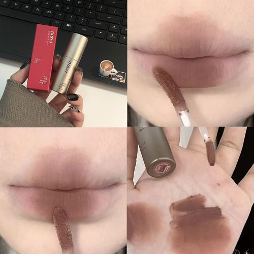 Dark Brown Matte Velvet Lip Gloss Waterproof Liquid Lipstick Nude Brown Lips Tint Mud Makeup Latte Coffee Lip Glaze Cosmetics Dark Brown Matte Velvet Lip Gloss Waterproof Liquid Lipstick Nude Brown Lips Tint Mud Makeup Latte Coffee Lip Glaze Cosmetics