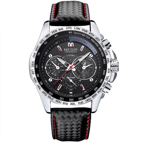 MEGIR Hot Sale Wholesale Waterproof Watch for men Artificial Eyes Decorative Six Needle Sport Watch MEGIR Hot Sale Wholesale Waterproof Watch for men Artificial Eyes Decorative Six Needle Sport Watch